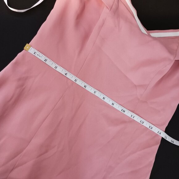 FLAWED, NWOT,‎ Dessy Collection, 6, Off-the-Shoulder Trumpet Gown Desert Rose - Picture 11 of 13